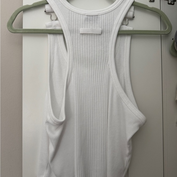 Jean Paul Gaultier Classic White Ribbed Tee - Picture 2 of 3